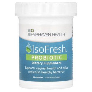 Пробиотики, IsoFresh Probiotic Feminine Supplement, Unscented, Fairhaven Health, 30 капсул купить в Киеве и Украине