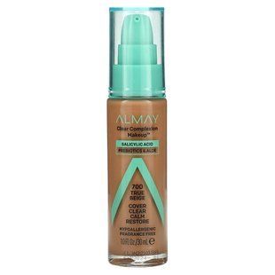 Almay, Clear Complexion Makeup, 700 True Beige, 1 fl oz (30 ml)