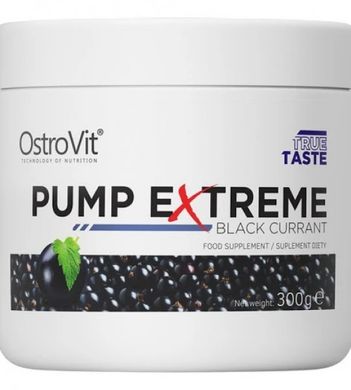 OstroVit-Передтренувальний комплекс Pump Extreme OstroVit 300 г Чорна смородина