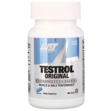 Testrol, засіб підвищення рівня тестостерону, GAT, 60 таблеток