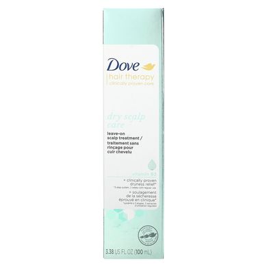 Dove, Hair Therapy, уход за сухой кожей головы, несмываемое средство для кожи головы с витамином B3, 3,38 жидких унций (100 мл) купить в Киеве и Украине