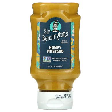 Медова гірчиця, Honey Mustard, Sir Kensington's, 9 унцій (255 г)