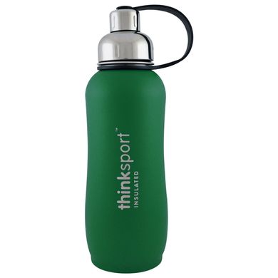 Thinksport, герметична пляшка для спортсменів, зелена, Think, 25 унцій (750 мл)