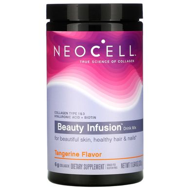 Колаген для краси зі смаком мандарину Neocell (Collagen Beauty Infusion) 330 г