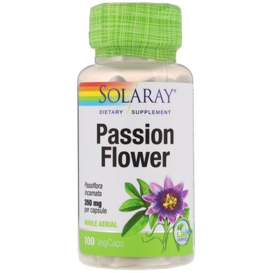 Пассифлора Solaray (Passion Flower) 350 мг 100 капсул купить в Киеве и Украине
