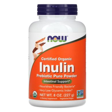 Инулин Now Foods (Inulin Prebiotic Fos Powder) 227 г купить в Киеве и Украине