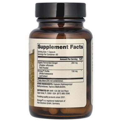 Fermented Ginger, Dr. Mercola, 60 Capsules