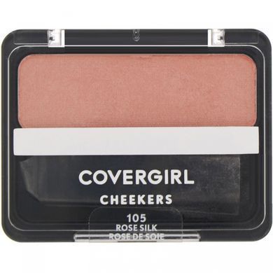Рум'яна, відтінок 105 &laquo;Рожевий шовк&raquo;, Cheekers, Covergirl, 3 г (0,12 унції)