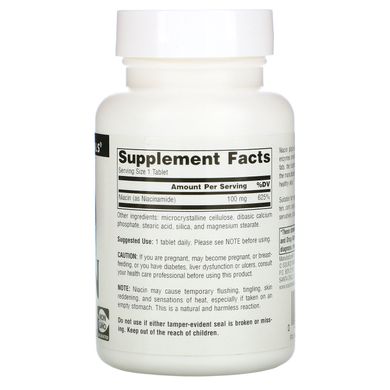 Ніацин Вітамін B3 Source Naturals (Niacin Vitamin B3) 250 таблеток