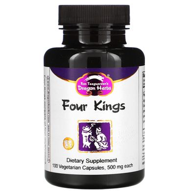 Чотири короля з 4 грибів Dragon Herbs (Four Kings) 500 мг 100 капсул