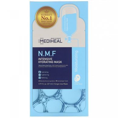 Тканевая маска для интенсивного увлажнения, Mediheal, 5 шт. по 27 мл купить в Киеве и Украине