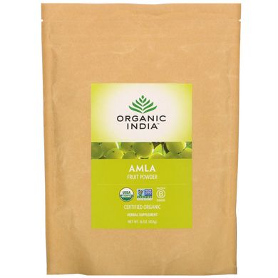 Фруктовий порошок Амла, Amla Fruit Powder, Organic India, 454 г