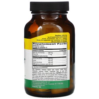 ГАМК гамма-аміномасляна кислота Country Life (GABA Relaxer) 90 таблеток
