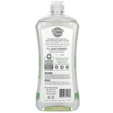 Lemi Shine, Concentrated dish soap with aloe and vitamin E, 650 ml (22 fl. oz)