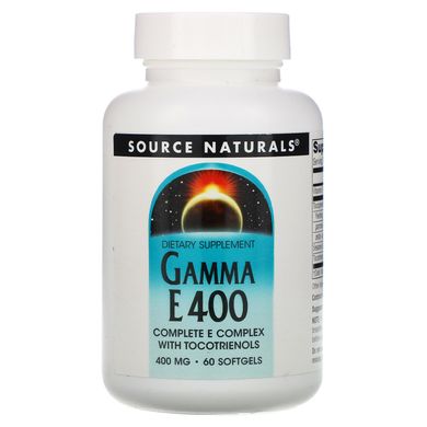 Вітамін Е Source Naturals (Gamma E) 60 капсул