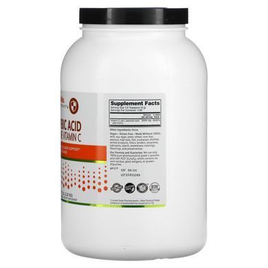 Аскорбінова кислота 100% чистий вітамін С, кристалічний порошок, NutriBiotic, 5 фунтів (2,26 кг)