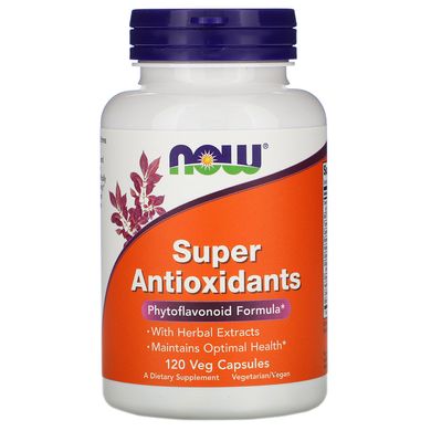 Антиоксиданти Now Foods (Super Antioxidants) 120 рослинних капсул