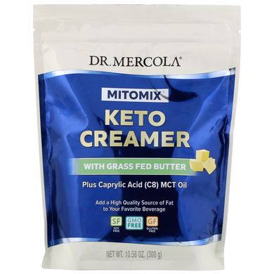 МСТ масло для кетогенной диеты со сливочным маслом Dr. Mercola (Cream) 300 г купить в Киеве и Украине