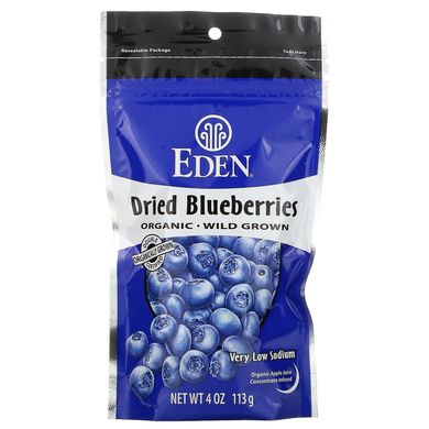 Органічна сушена чорниця Eden Foods (Blueberries) 113 г