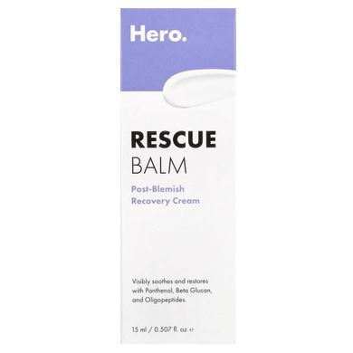 Hero Cosmetics, Спасательный бальзам, восстанавливающий крем после пятен, 0,507 жидких унций (15 мл) купить в Киеве и Украине