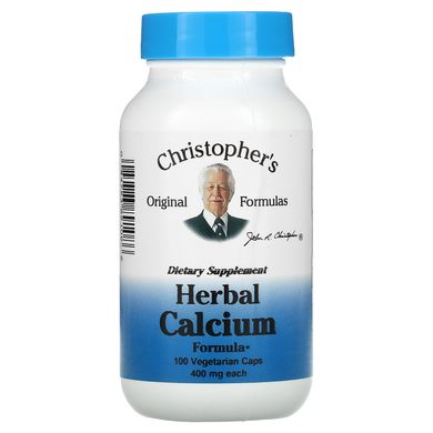 Рослинна формула кальцію Christopher's Original Formulas (Herbal Calcium Formula) 425 мг 100 капсул