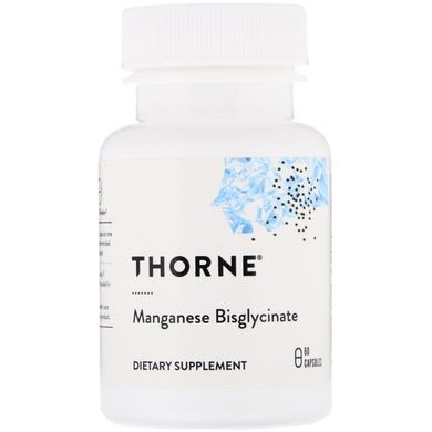 Марганець бісгліцинат Thorne Research (Manganese Bisglycinate) 60 капсул