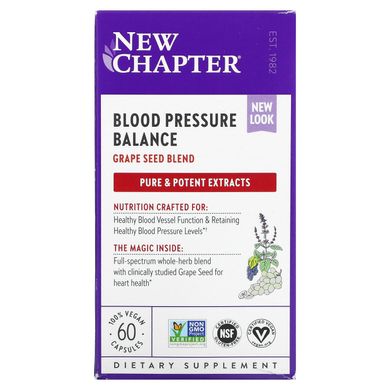 Підтримка артеріального тиску New Chapter (Blood Pressure) 60 капсул