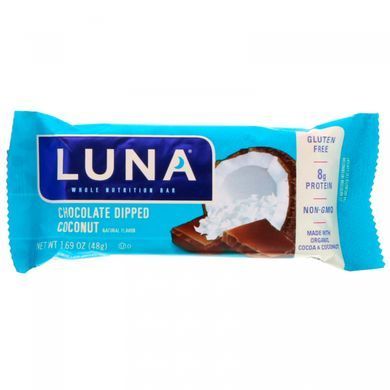 Батончики з кокосом в шоколаді Clif Bar (Chocolate) 15 бат.