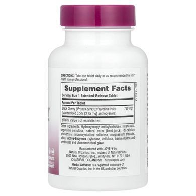 Extract of wild cherry Natures Plus 750 mg 30 tablets
