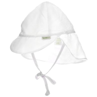 Капелюх для захисту від сонця, діти 0-6 місяців, білий, Sun Protection Hat, 0-6 Months, White, Green Sprouts, 1 шт