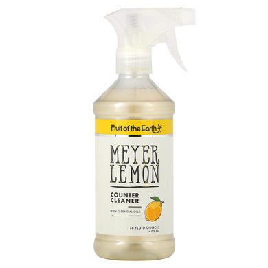 Засіб для очищення, лимон, Meyer Lemon штer Cleaner, Fruit of the Earth, 473 мл