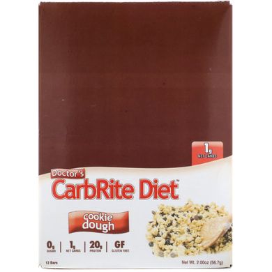 Дієтичні батончики, смак печива, (CarbRite Diet Bars), Universal Nutrition, 12 шт по 567 г