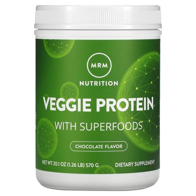 Протеїновий комплекс для веганів смак шоколаду MRM (Veggie Protein) 570 г