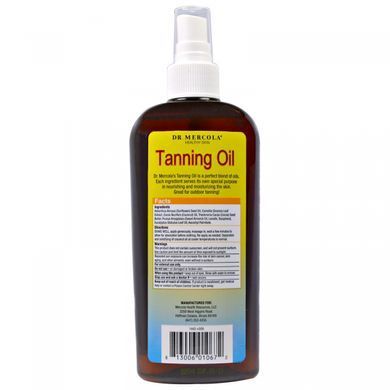 Oil for Tanning Green Tea Dr. Mercola (Tanning Oil) 236 ml