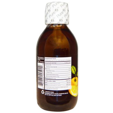 NutraSea, омега-3 з високим вмістом ДГК, зі смаком соковитих цитрусів, 6, Ascenta, 8 рідкої унції (200 мл)