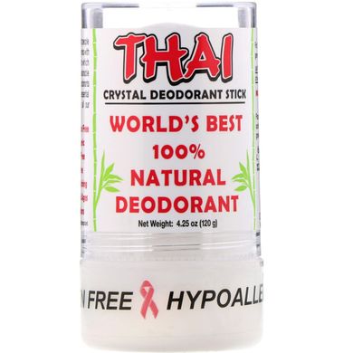 Кульковий дезодорант Тайський Кристал, Thai Deodorant Stone, 425 унцій (120 г)