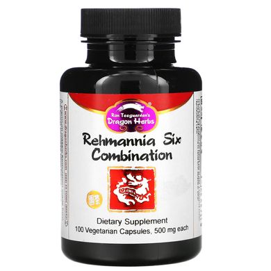 Реманія Dragon Herbs (Rehmannia) 500 мг 100 капсул