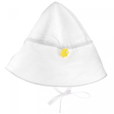 Шляпа для защиты от солнца, дети 0-6 месяцев, белая, Sun Protection Hat, 0-6 Months, White, Green Sprouts, 1 шт купить в Киеве и Украине