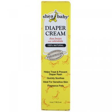 Shea Mama Baby, крем для подгузников, без запаха, Shea Baby Shea Mama, 4 унции (118,3 мл) купить в Киеве и Украине