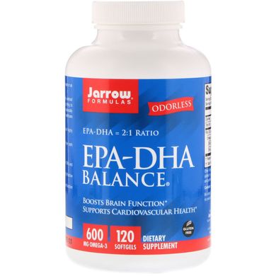 Омега-3 Jarrow Formulas (EPA-DHA Balance) 600 мг 120 капсул