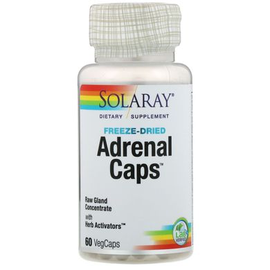 Здоров'я наднирників Solaray (Adrenal Caps) 60 капсул