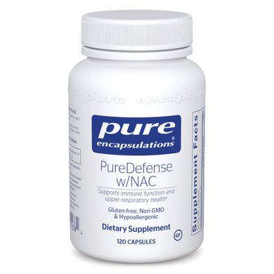 Вітаміни для імунітету з ацетилцистеїном Pure Encapsulations (PureDefense with NAC) 120 капсул