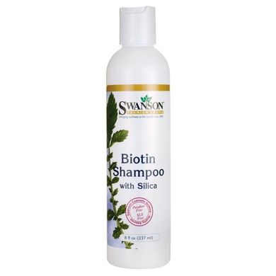 Biotin Shampoo with Silica, Swanson, 237 мл купить в Киеве и Украине