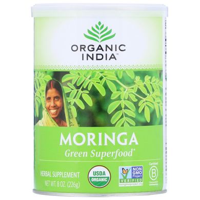 Морінга органік порошок Organic India (Moringa) 226 г