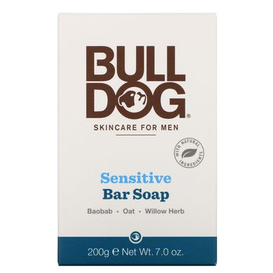 Кусковое мыло, чувствительное, Bar Soap, Sensitive, Bulldog Skincare For Men, 200 г купить в Киеве и Украине