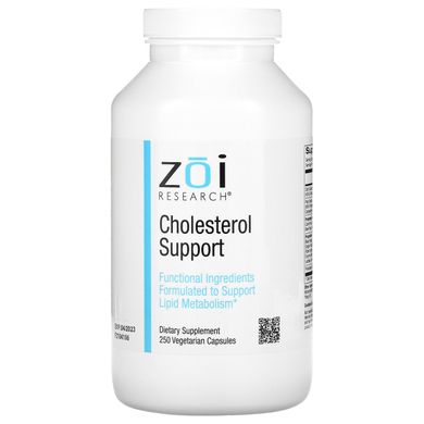Підтримка холестерину, Cholesterol Support, ZOI Research, 250 вегетаріанських капсул