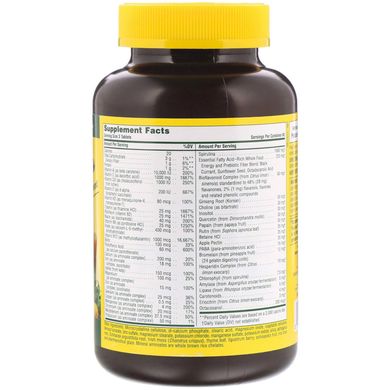 Вітаміни та мінерали Nature's Plus (Multi-Vitamin & Mineral Source of Life) 180 таблеток
