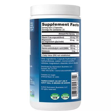 Magnesium Glycinate with Bergamot for a Restful Sleep 60 Vegetarian Capsules