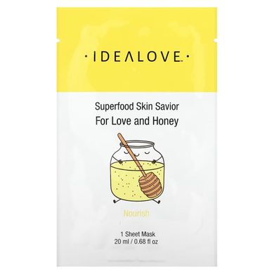 Маска для ухода за кожей с медом Idealove (Superfood Skin Savior For Love and Honey) 1 шт 20 мл купить в Киеве и Украине