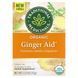 Tea for Digestion, Organic Ginger, Caffeine Free, Traditional Medicinals, 16 tea bags in individual packages, 1.13 oz (32 g)